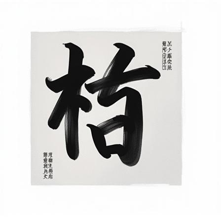Japanische Kanji-Studie digital erstellt