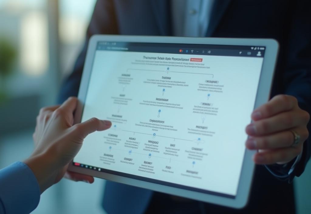 Software Interface von ScriptumWare zeigt einen automatisierten Dokumenten-Workflow